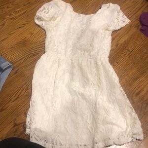 Ann Christine white lace dress